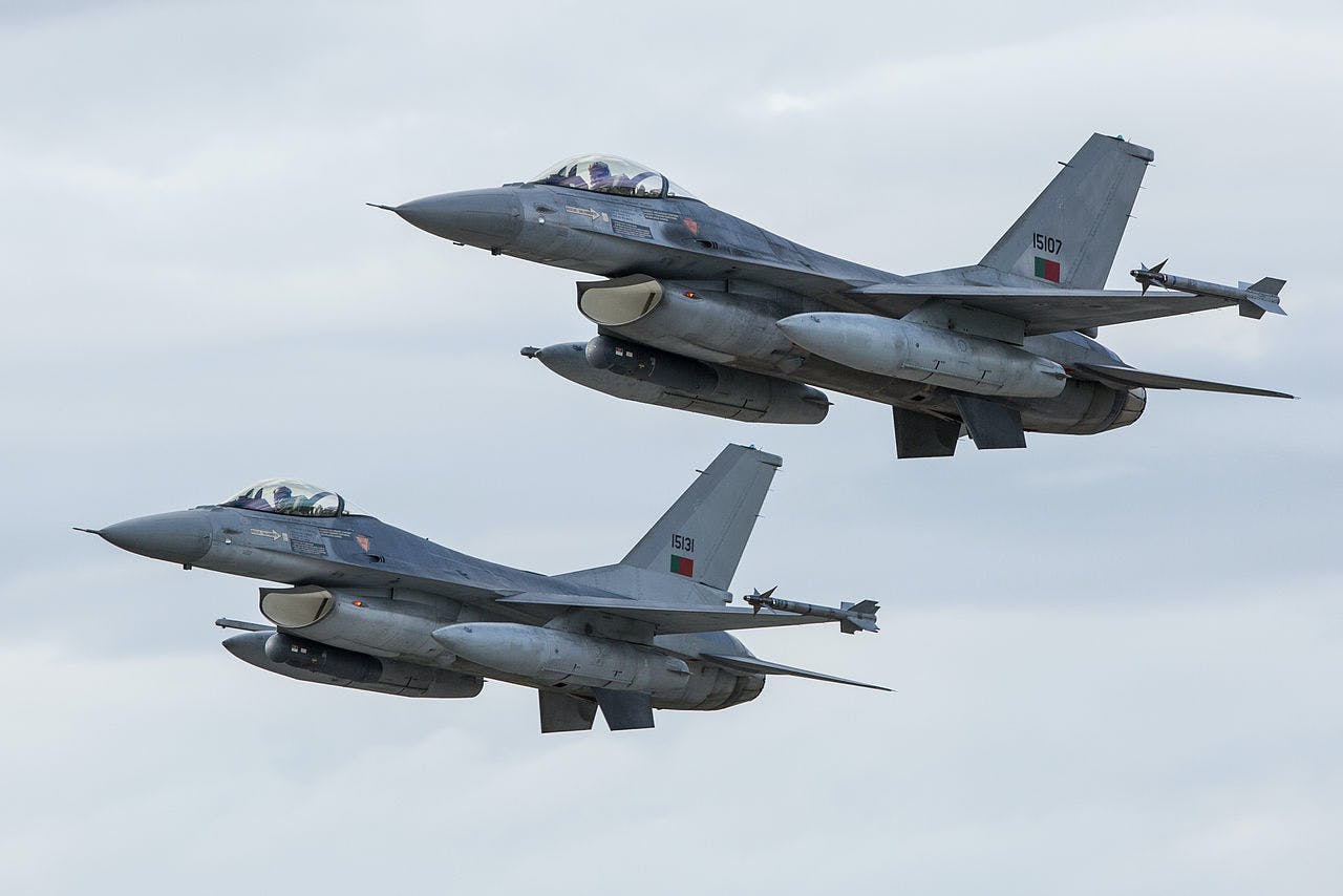 Винищувачі F-16AM ВПС Португалії