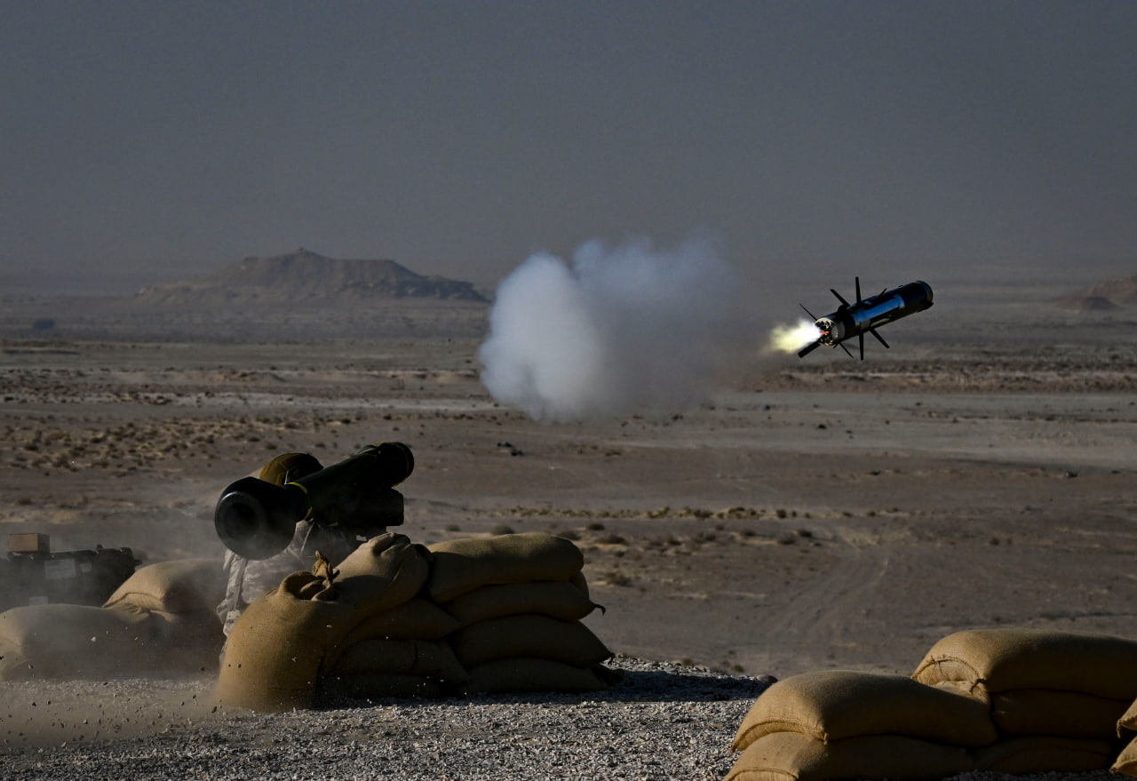 Запуск ракети з ПТРК FGM-148 Javelin