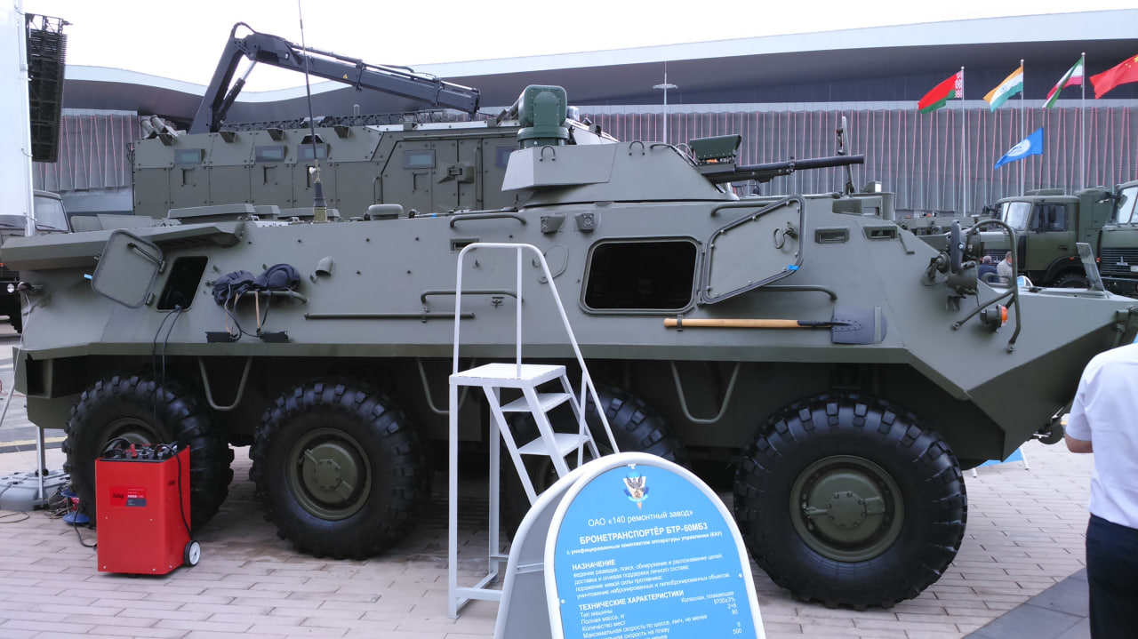 Модернізовані білоруські БТР-60МБ3