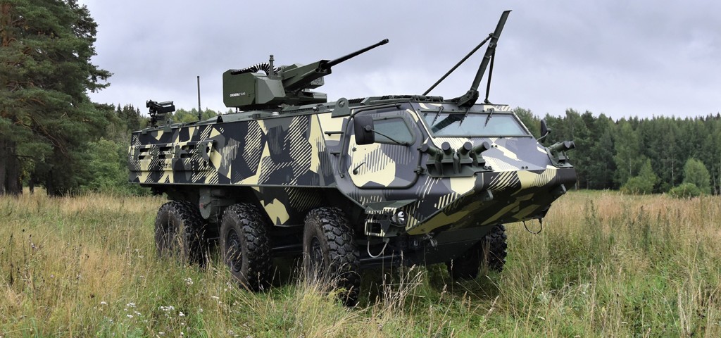 Бронетранспортер Patria 6x6 з бойовим модулем Cockerill CLWS