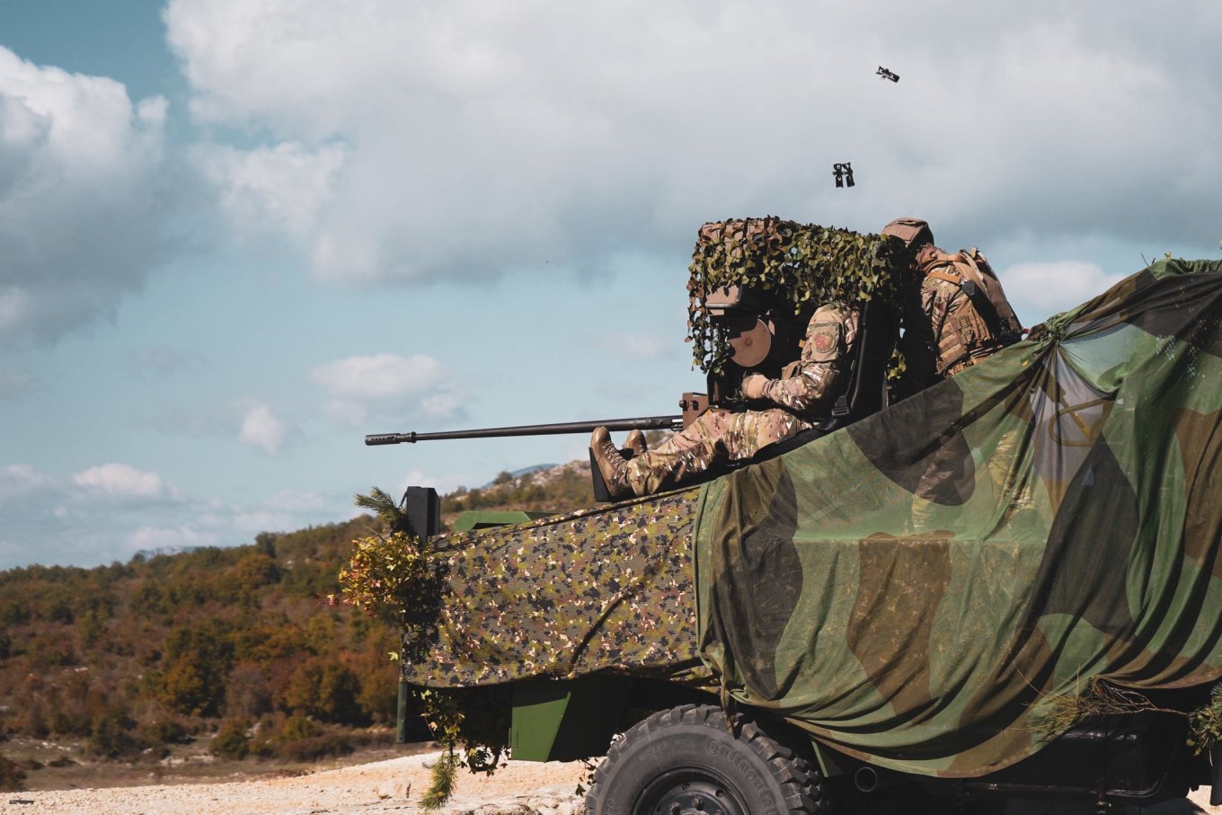 Зенітка Proteus на озброєнні 35-го парашутно-артилерійського полку Франції