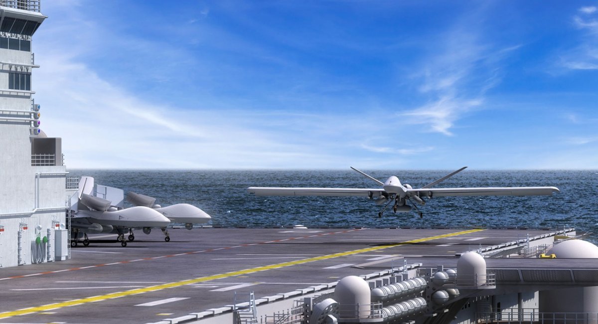 Рендер MQ-9B STOL