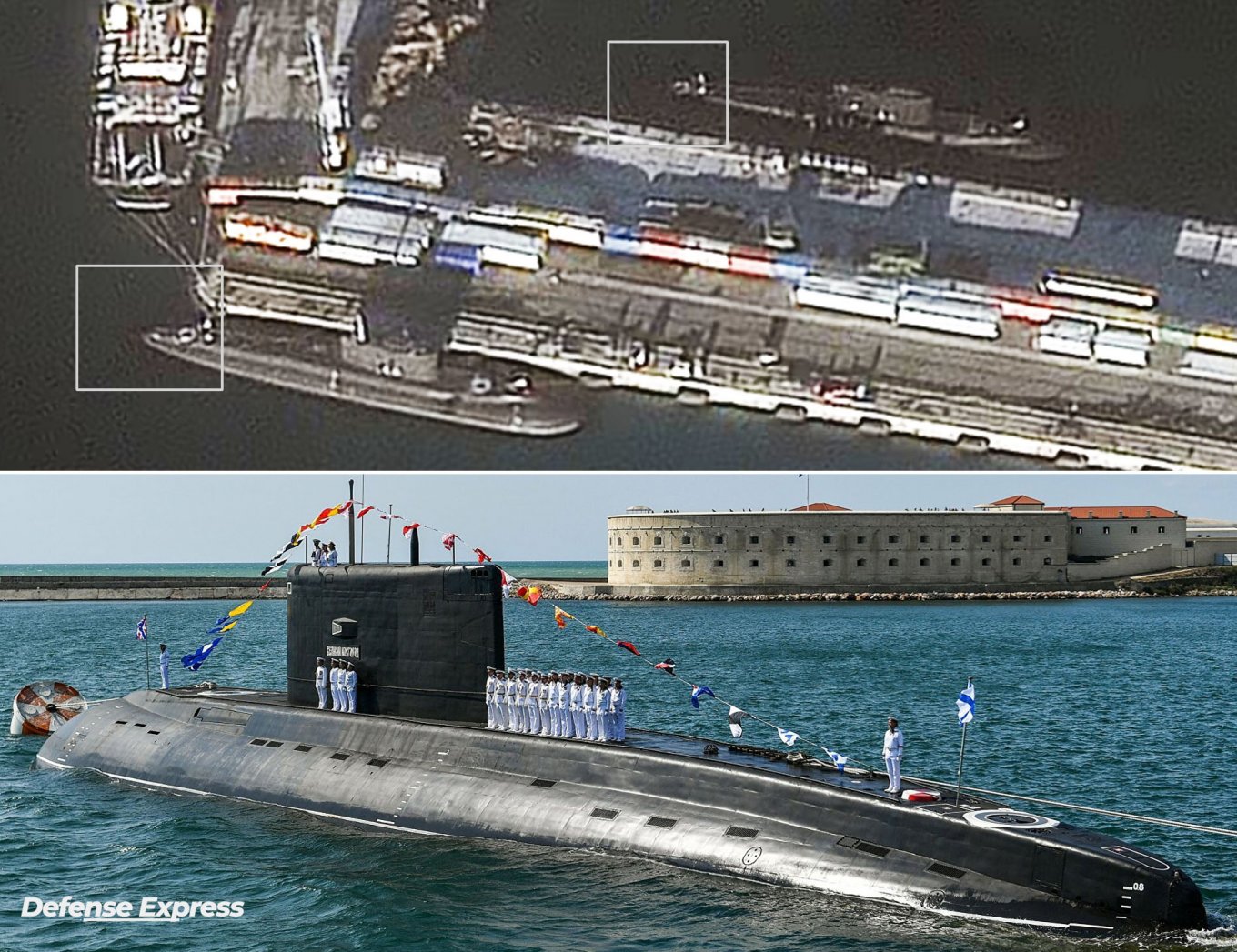 У колажі використано знімок Maxar (Vantor), опублікований Christiaan Triebert @trbrtc