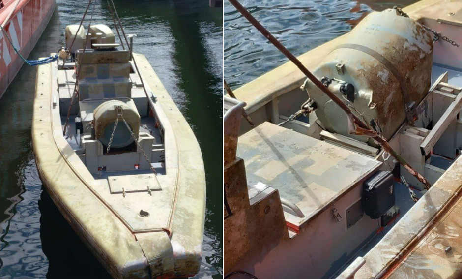 Невідомий морський дрон на базі жорсткокорпусного надувного човна RHIB з БЧ від П-15 