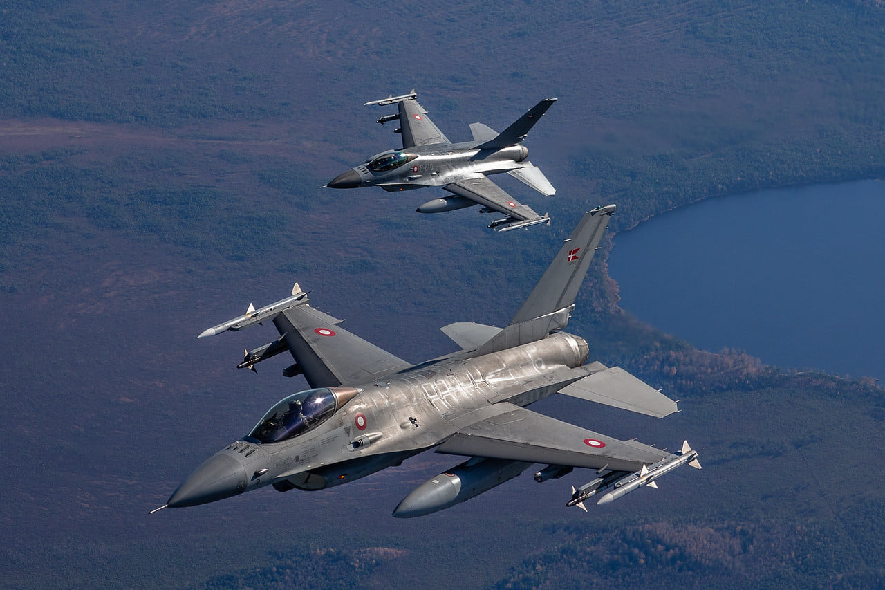 F-16 повітряних сил Данії (фото: Flyvevåbnet)