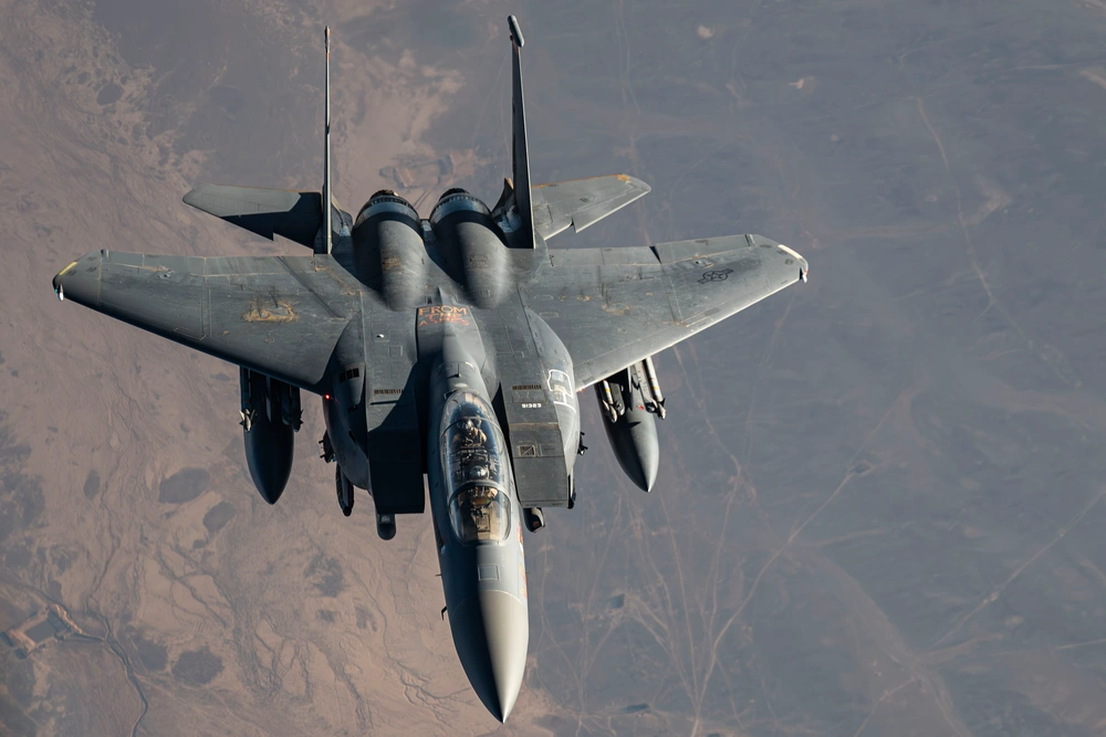 F-15E ВПС США з ознаками зносу