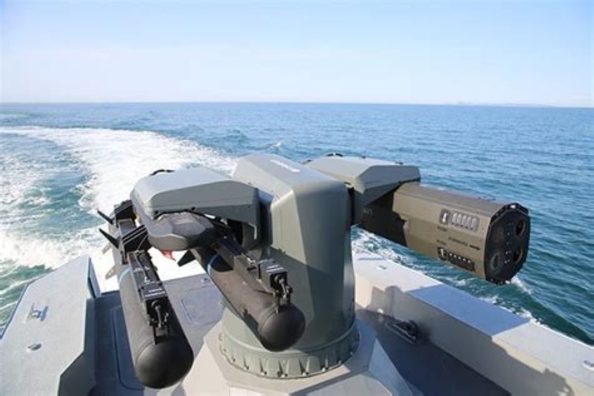 Морський дрон Salvo під час випробувань в Туреччині