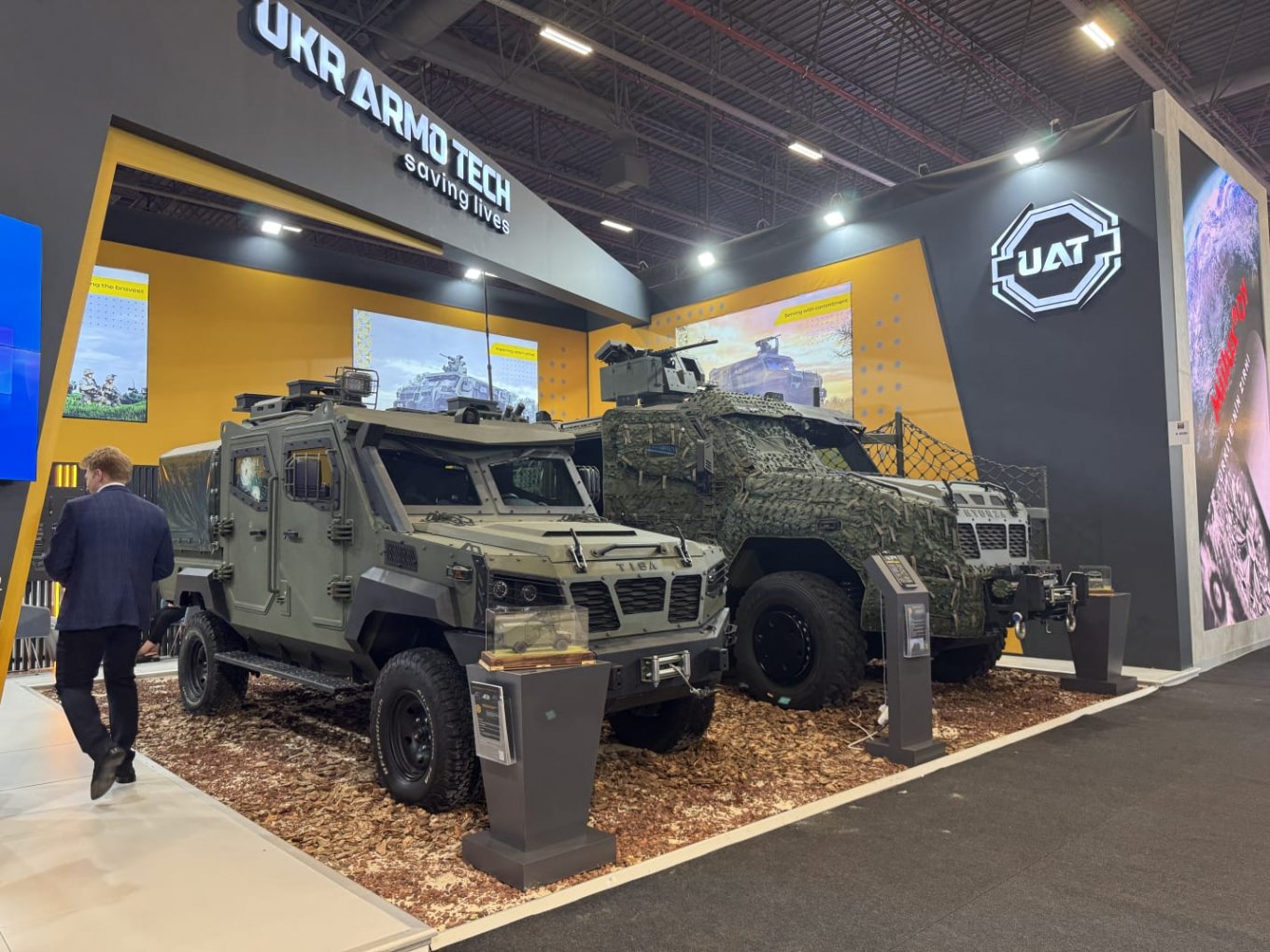 UAT.GYURZA-02 та UAT.TISA на виставці IDEF 2025 в Туреччині