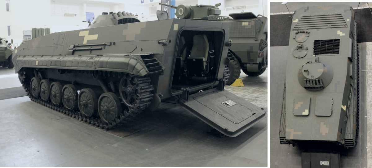 Модернізація БМП-1/2 з встановленням башти від БТР-60/70 від 