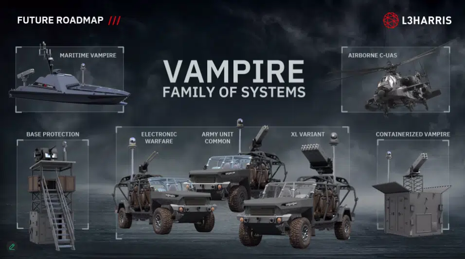 Сімейство різних версій ЗРК Vampire