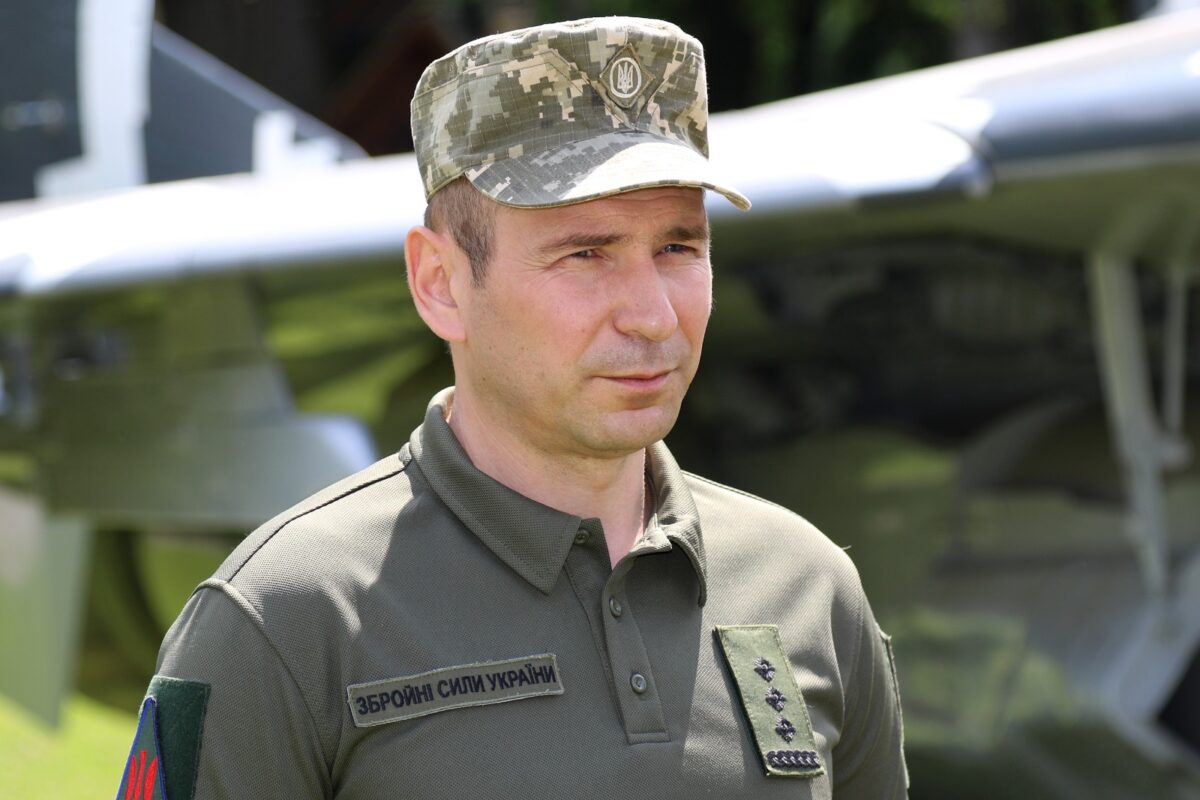 Командир 93-ої зенітної ракетної бригади Збройних Сил України полковник Сергій Яременко