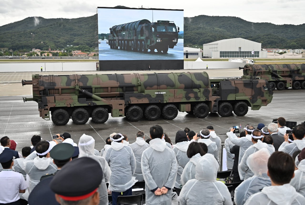 Презентація балістичної ракети Hyunmoo-5, осінь 2024 року. Фото - Yonhap News