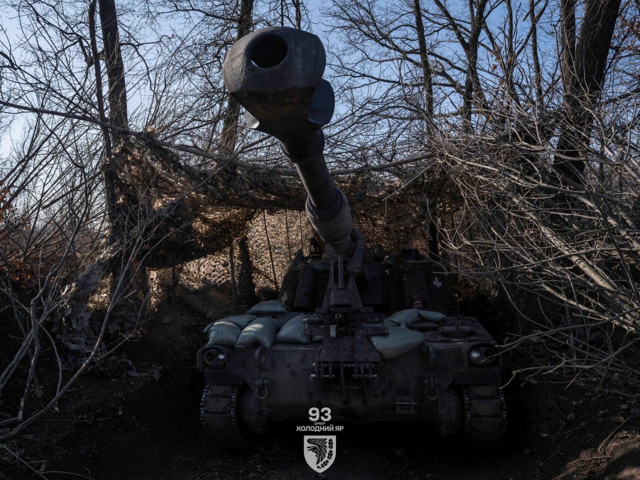 САУ M109A6 на озброєнні 93-ї ОМБр