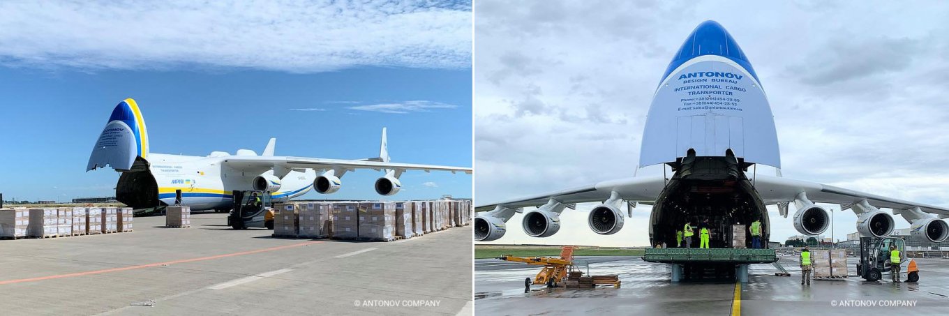 Днями Ан-225 перевіз медикаменти для боротьби з Covid-19 в рамках програми SALIS з Німеччини до Намібії