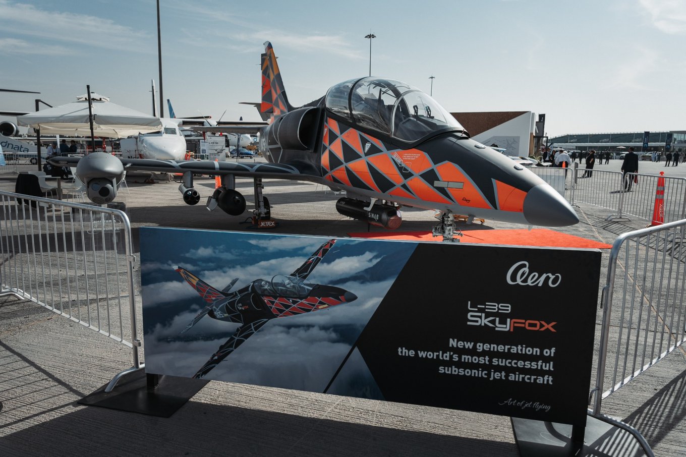 Навчально-бойовий літак L-39NG Skyfox у протидроновій конфігурації