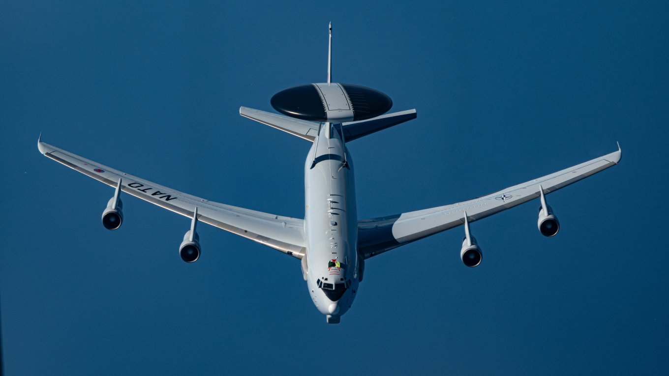Літак ДРЛВ E-3 Sentry з парку НАТО