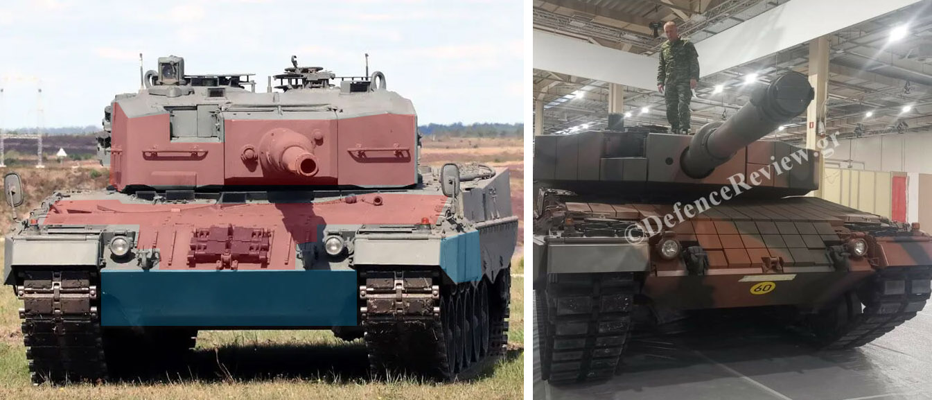 Бронювання Leopard 2A4 динамічним захистом