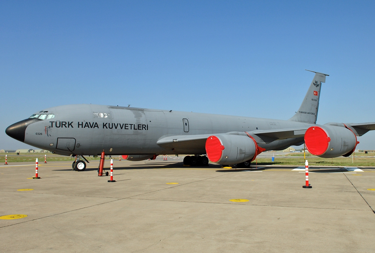 Літак-паливозаправник Boeing KC-135R ВПС Туреччини