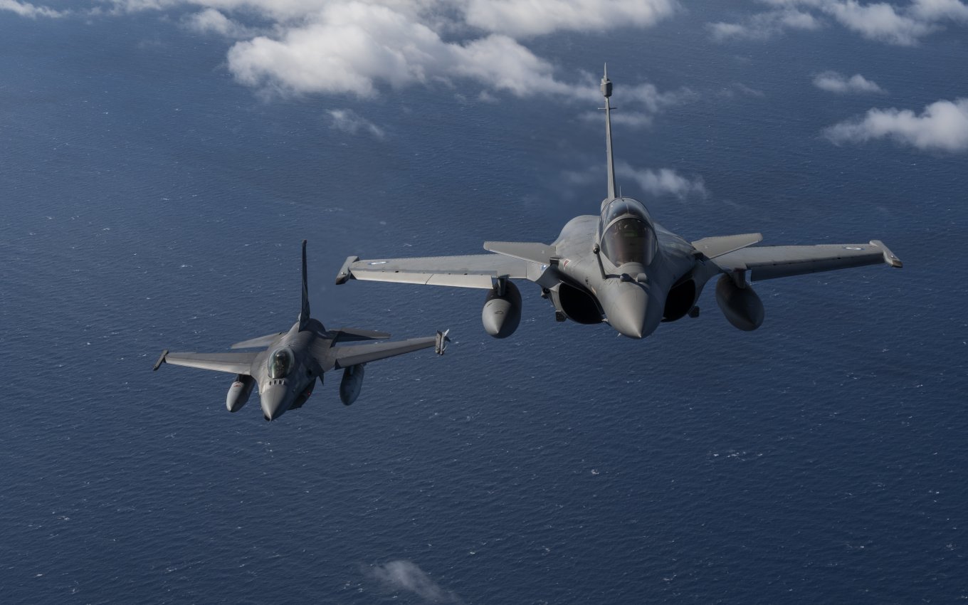 F-16 та Rafale. Фото - DoW