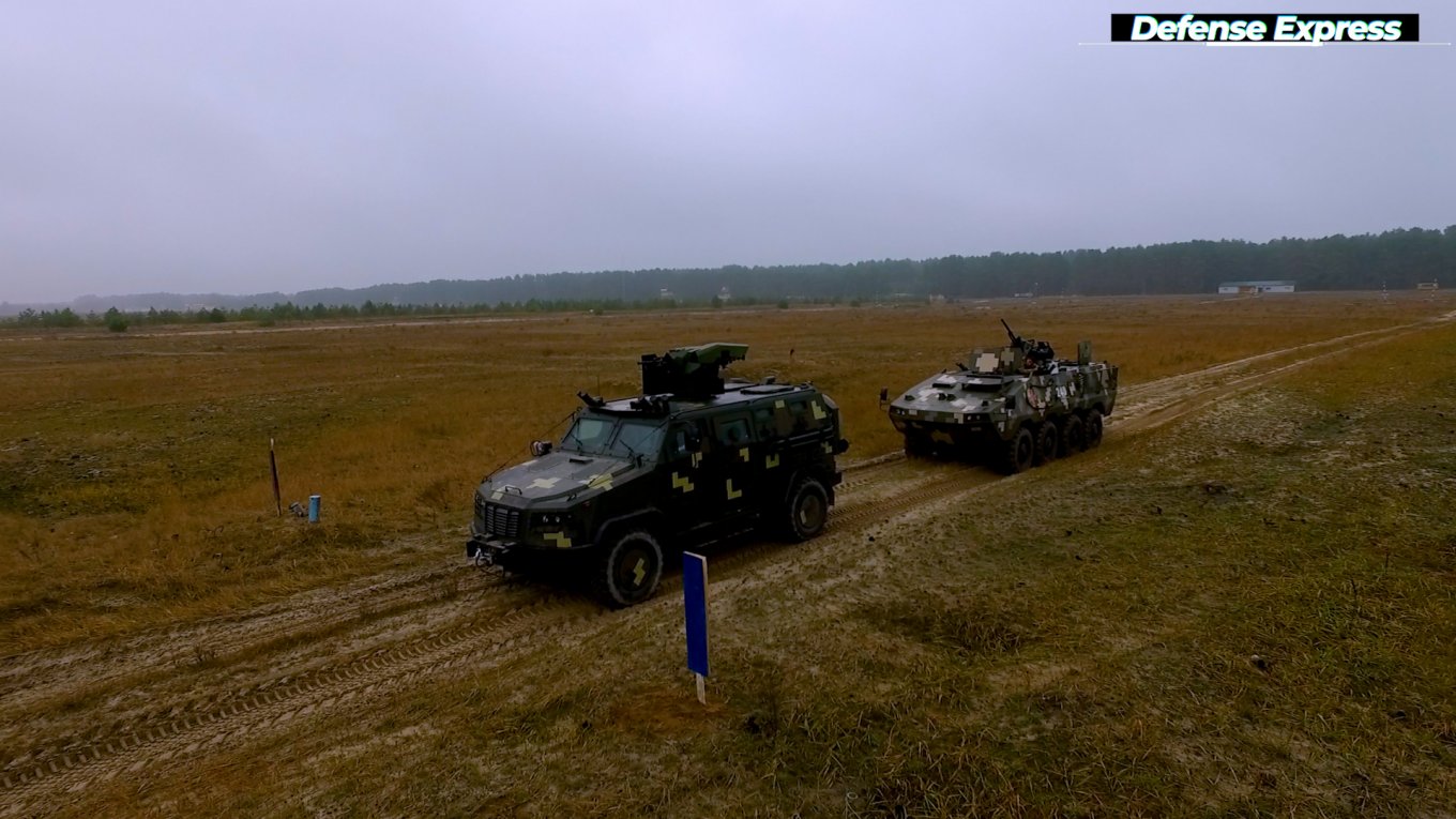 "Козак-2" та "Хорунжий" з бойовими модулями SARP Dual та SARP KPVT