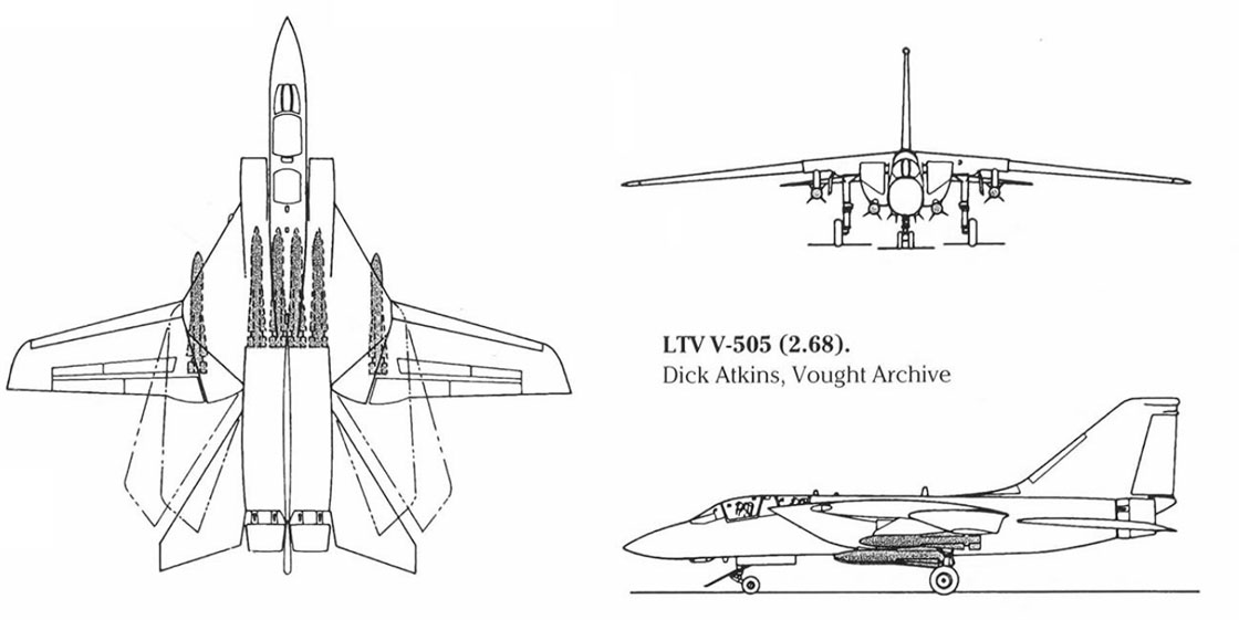 Ling-Temco-Vought LTV Model V-505 альтернативні проєкти F-14