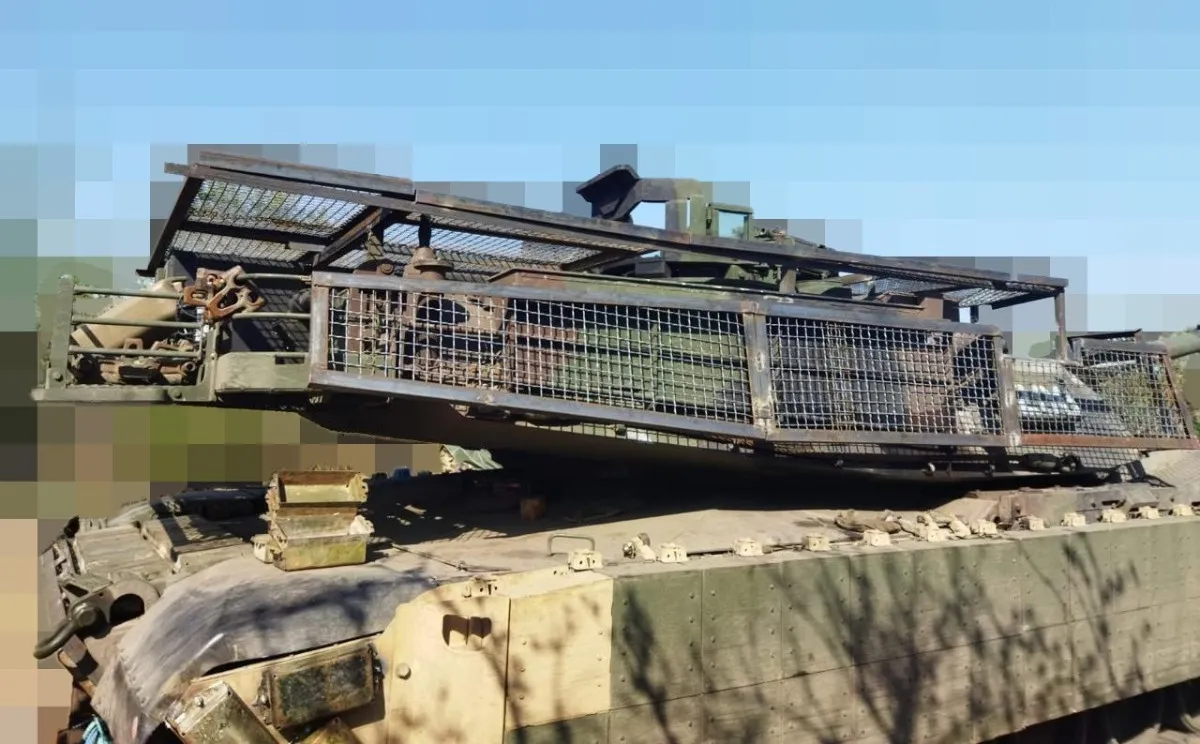 Не рухому решітчасті екрани на українському Abrams