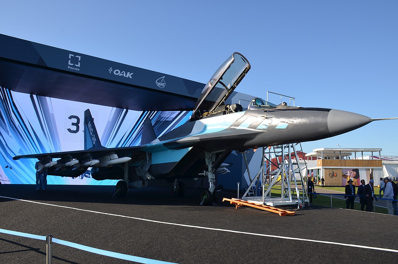 Російський винищувач МиГ-35 на виставці МАКС-2019