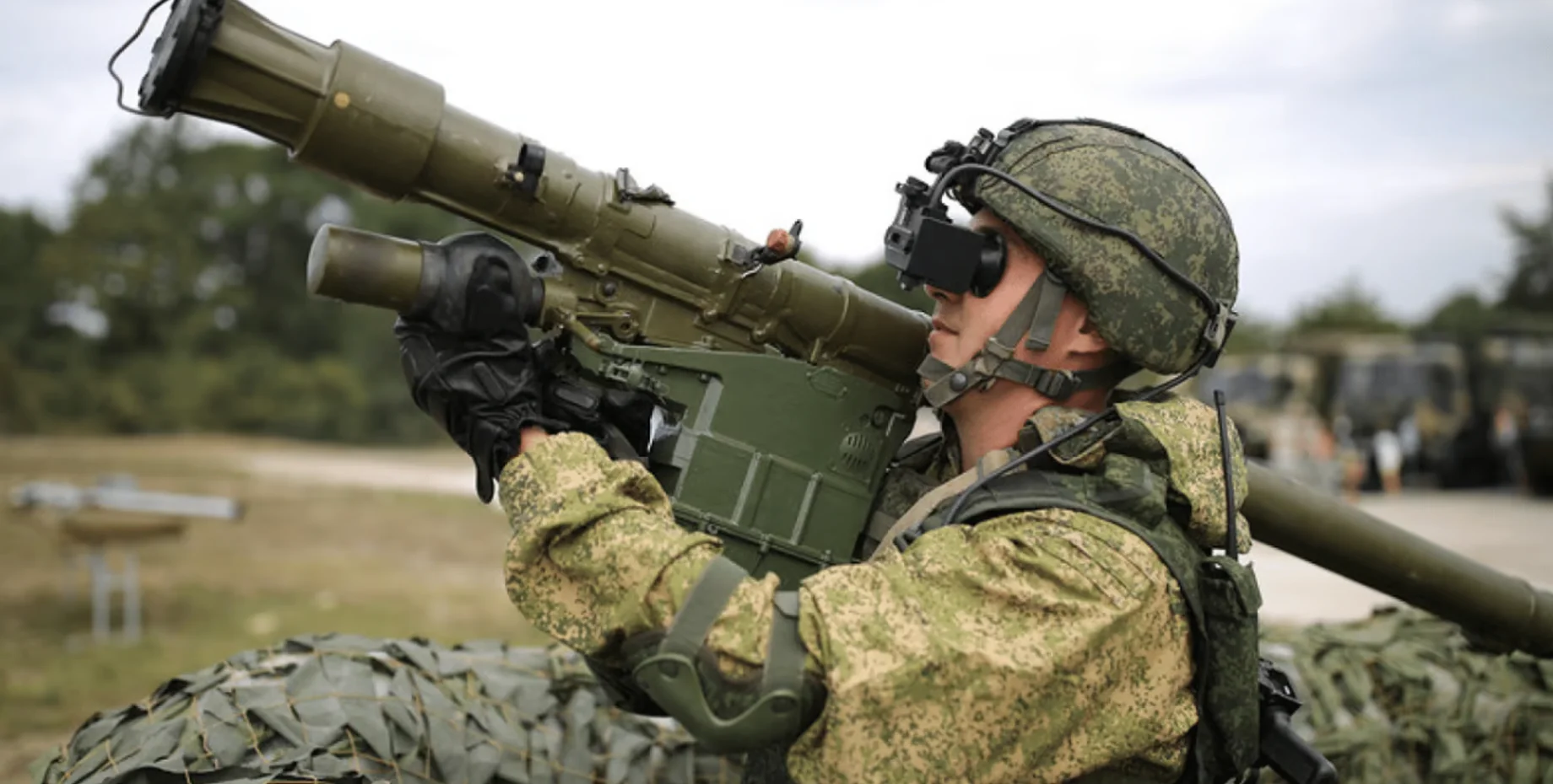 Російський військовий з ПЗРК 