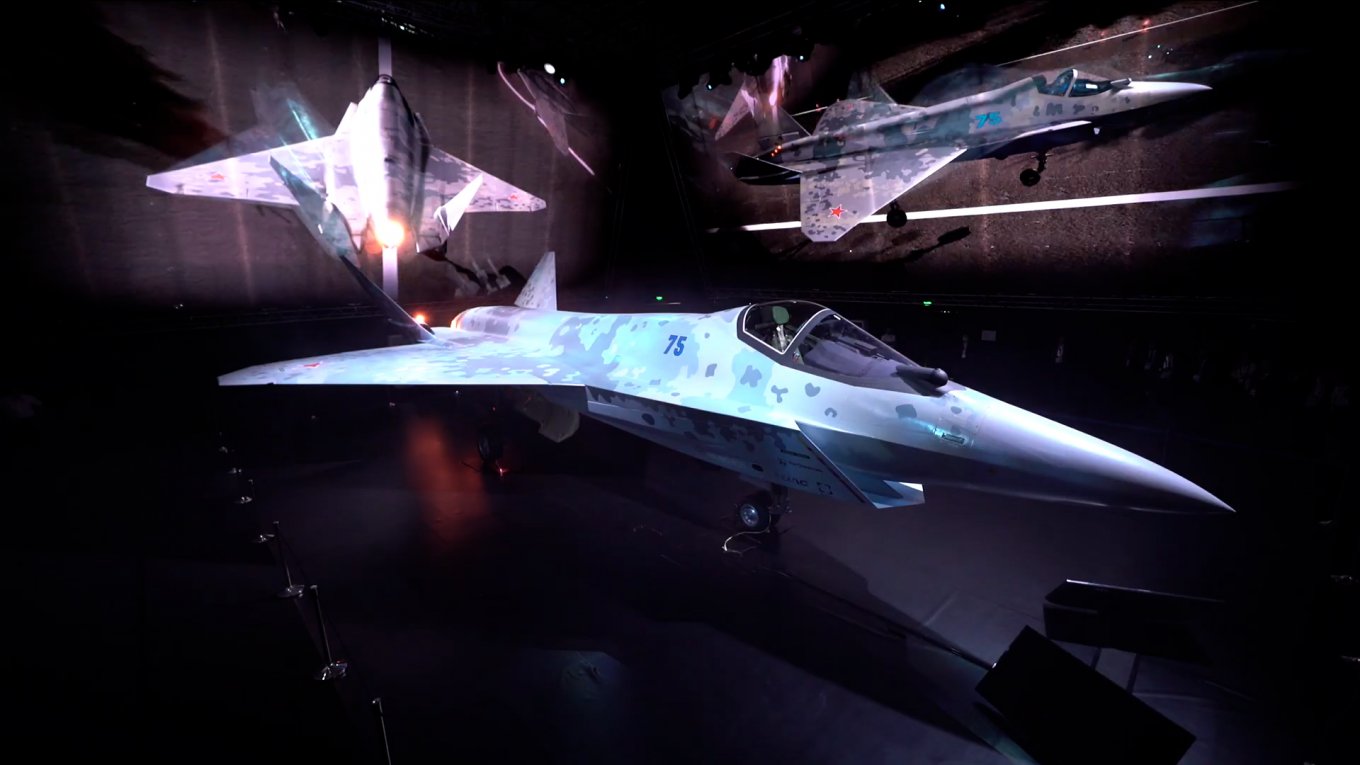 Макет винищувача Су-75