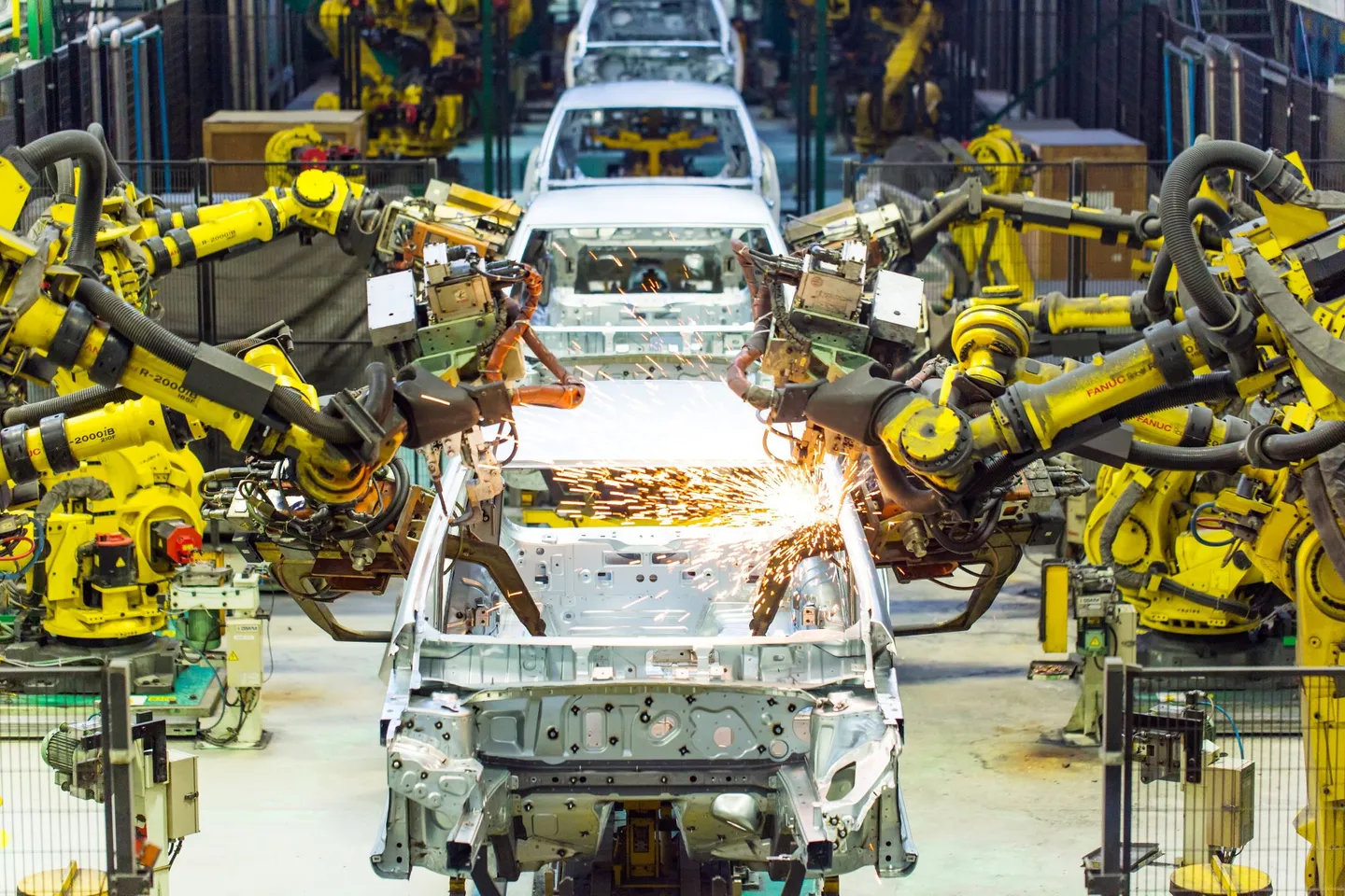 Виробництво автомобілів на заводі Renault