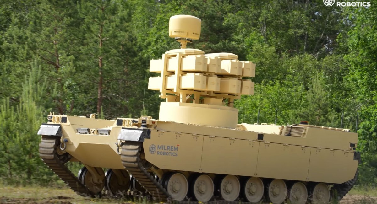 Наземний безпілотник Type-X з ПТРК Akeron LP.
