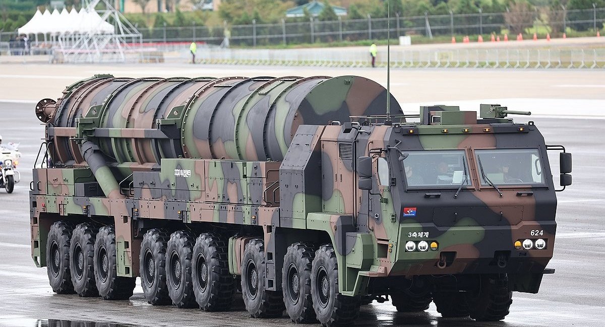 Презентація балістичної ракети Hyunmoo-5, осінь 2024 року. Фото - Yonhap News