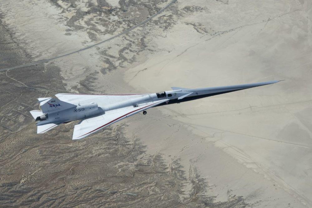 Тихий надзвуковий літак X-59. Фото - NASA