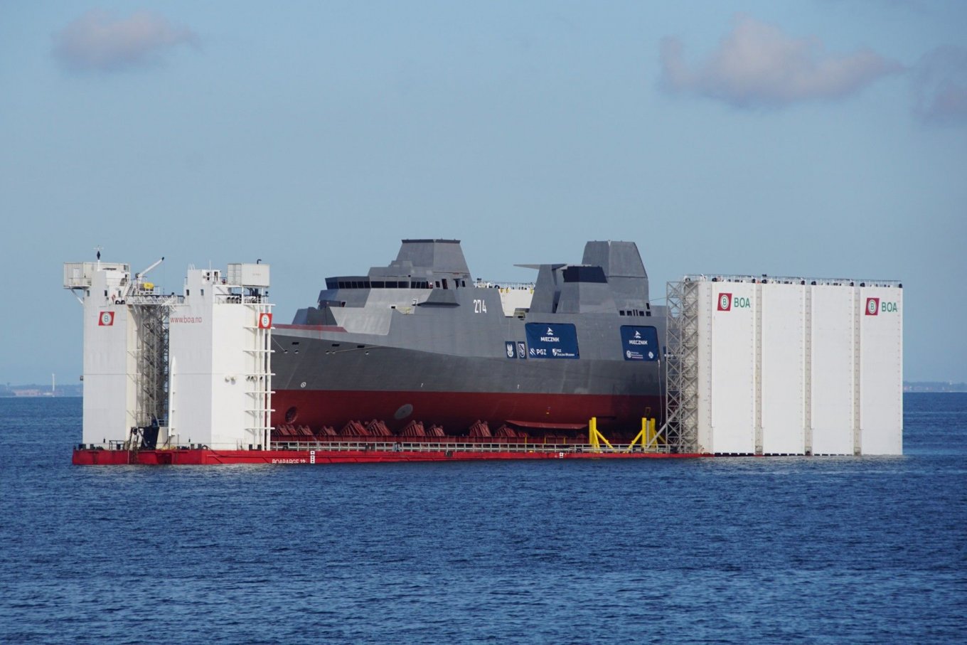 Спуск на воду фрегата ORP Wicher. Фото: Jarosław Ciślak/Defence24.pl 