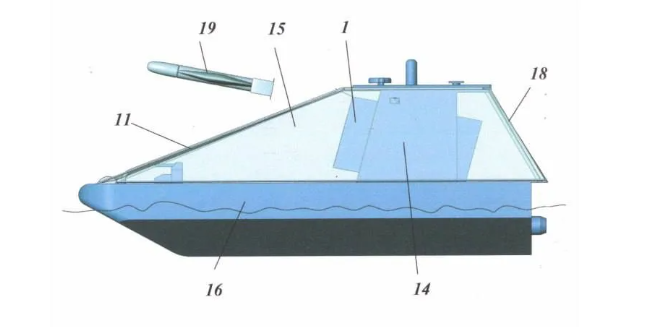 Новий проєкт морського дрона-носія БПЛА, ймовірно 