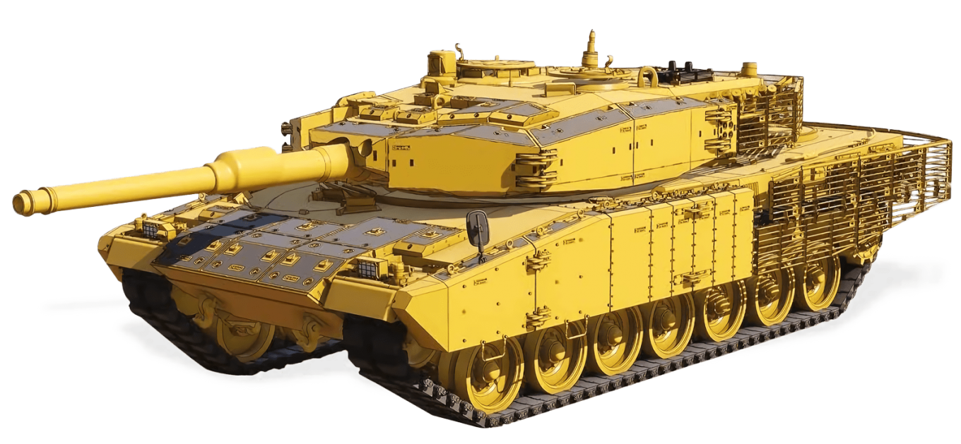 Leopard 2A4 додаткове бронювання