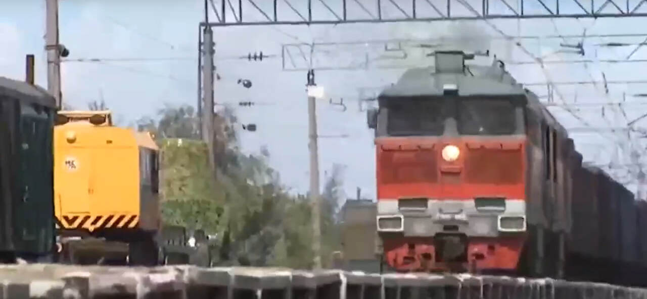 Окупанти демонструють експлуатацію залізниці на тимчасово окупованих територіях України, літо 2023 року, зображення з відкритих джерел