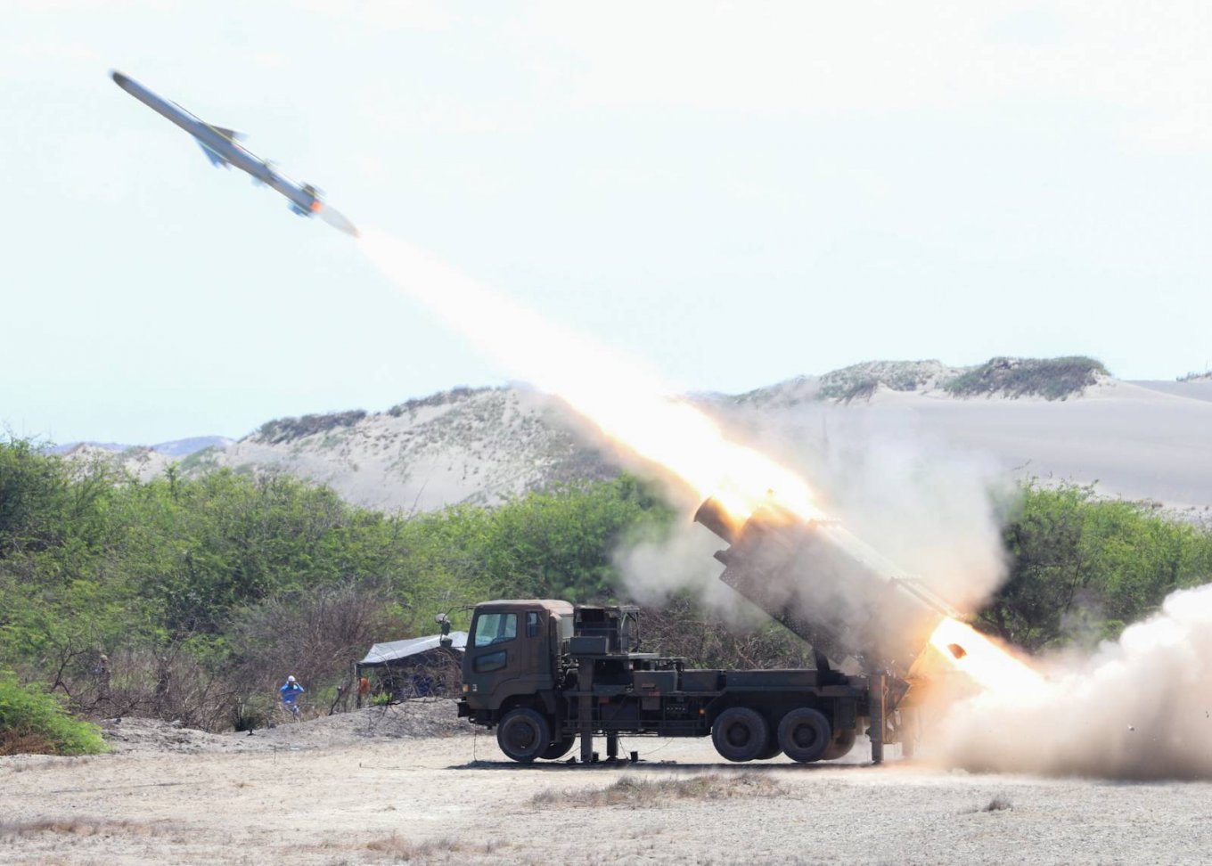Пуск ПКР Type 88 під час навчань Balikatan 2026. Фото - Міноборони Філіппін