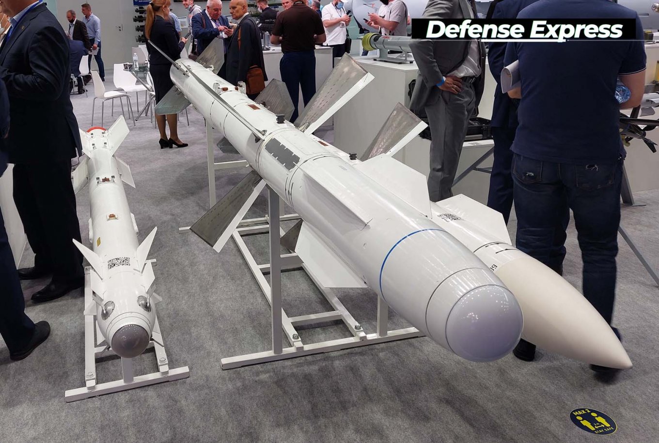 Ракети Р-73 та Р-27 від ДАКХ Артем на виставці Зброя та Безпека-2021