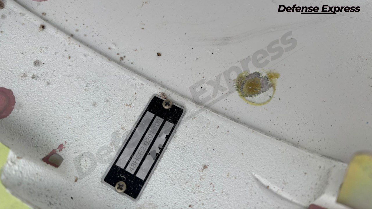 Уламки зенітної ракети 48Н6Е2 що атакувала Україну у січні 2026 року