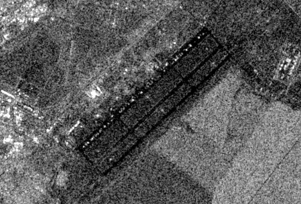 Aircraft density at the Engels airfield, satellite image for November 27, 2022