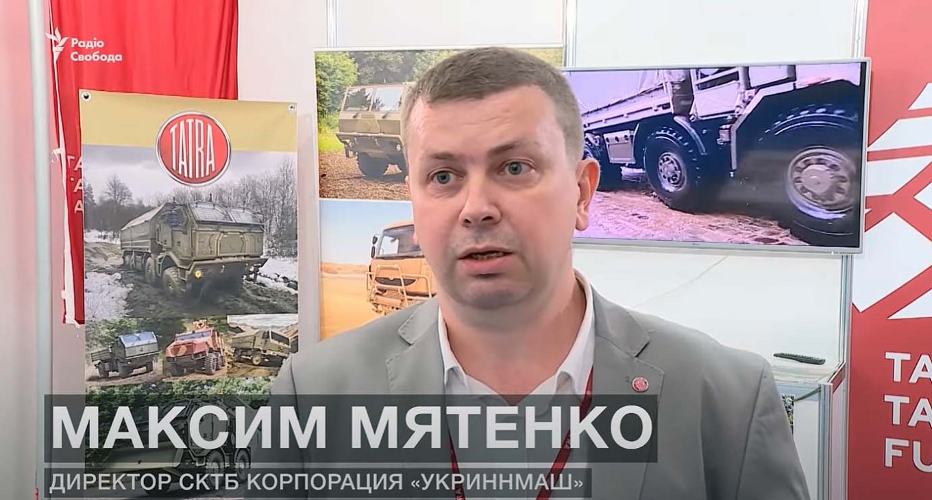 Директор компанії СКТБ Корпорація УкрІннМаш на виставці Зброя та Безпека-2021