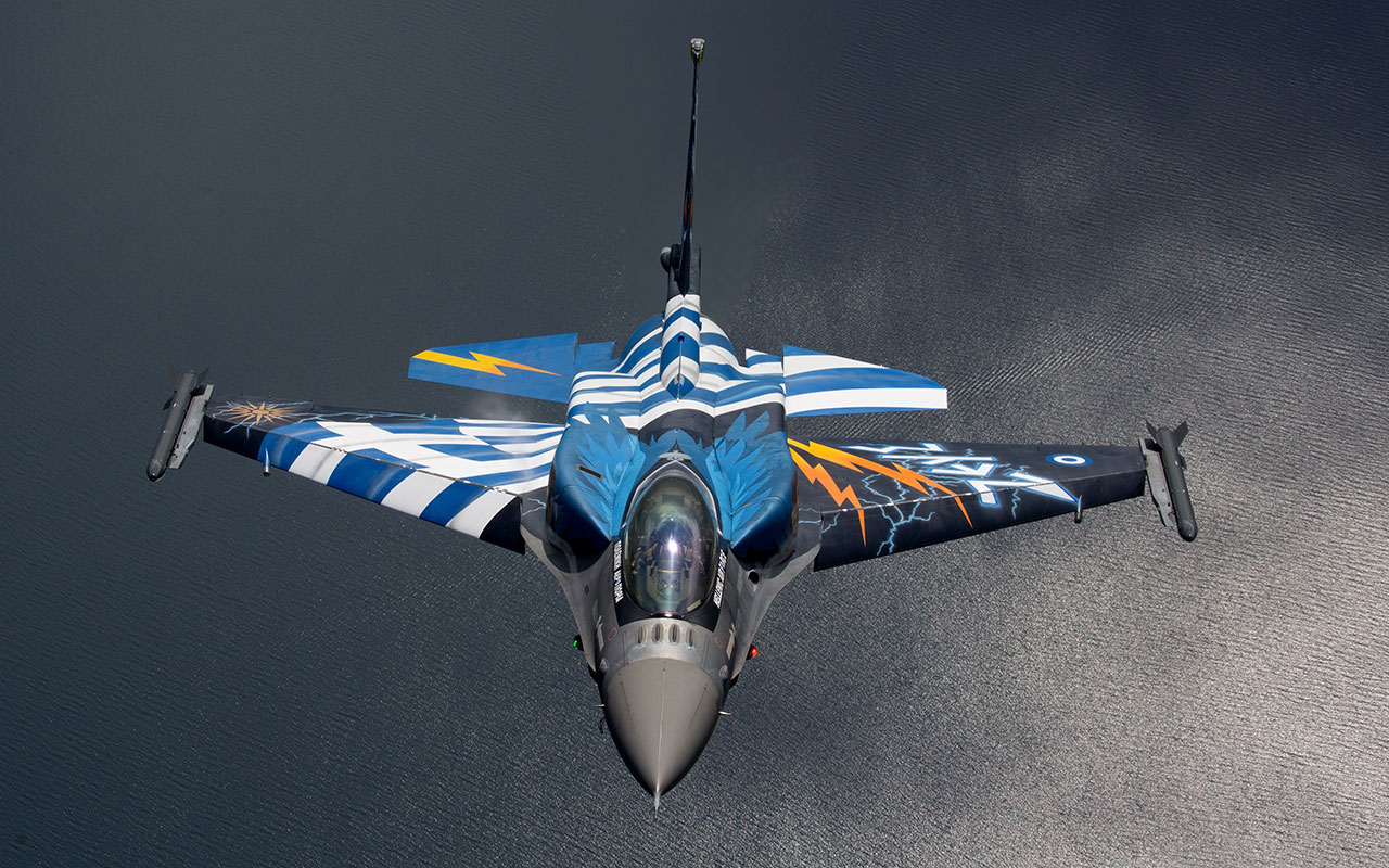 F-16 ПС Греції (фото: NATO Air Command)