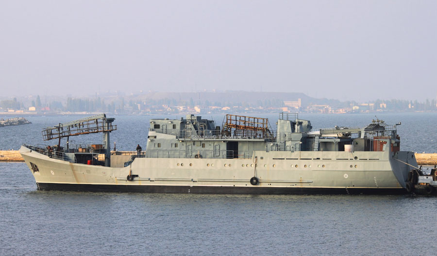 Середній розвідувальний корабель за темою «Лагуна» в Одесі 21 жовтня 2019 р.
