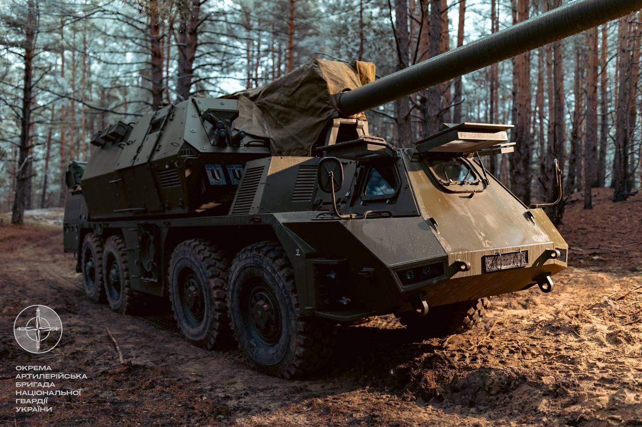 САУ Zuzana 2 на озброєнні Окремої артилерійської бригади НГУ