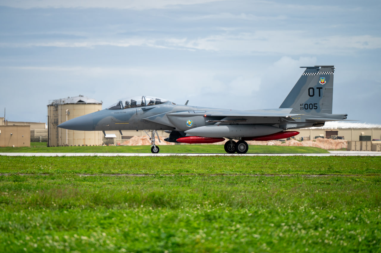 Винищувач F-15EX Eagle II. Фото: US DoW