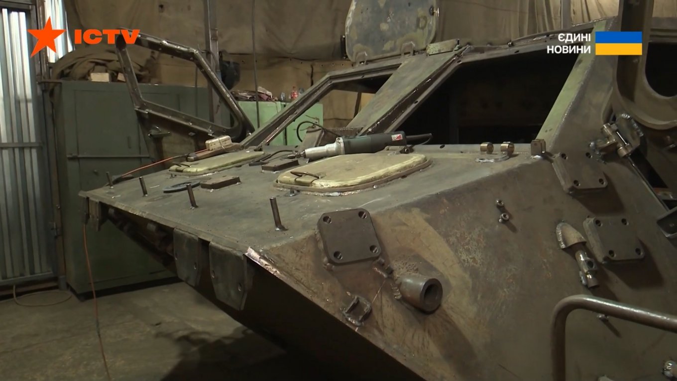 Корпус БТР-4 на виробництві. Кадр з відео