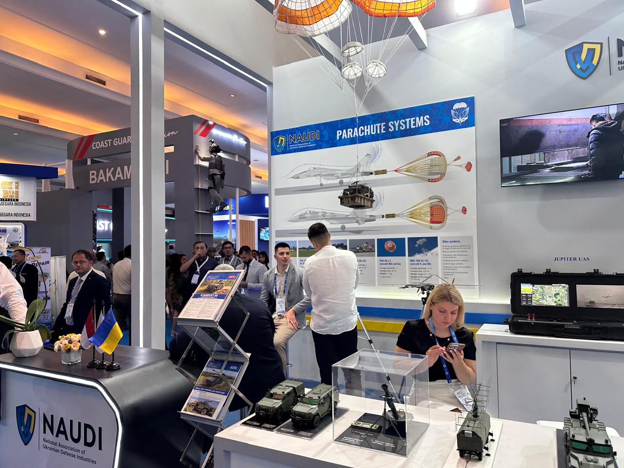 стенд NAUDI на оборонній виставці  Indo Defence Expo & Forum