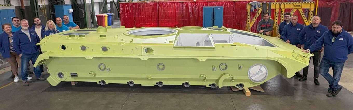 Новий корпус БМП-1 виготовлений у Словаччині. Фото - STV Group