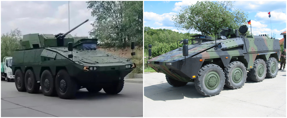 Порівняння китайської машини та німецького GTK Boxer